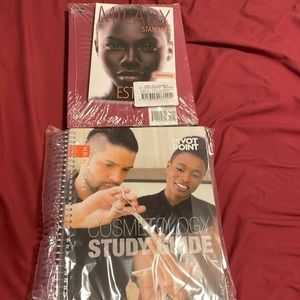 Cosmetology Hair school books. Brand new never opened hardcover